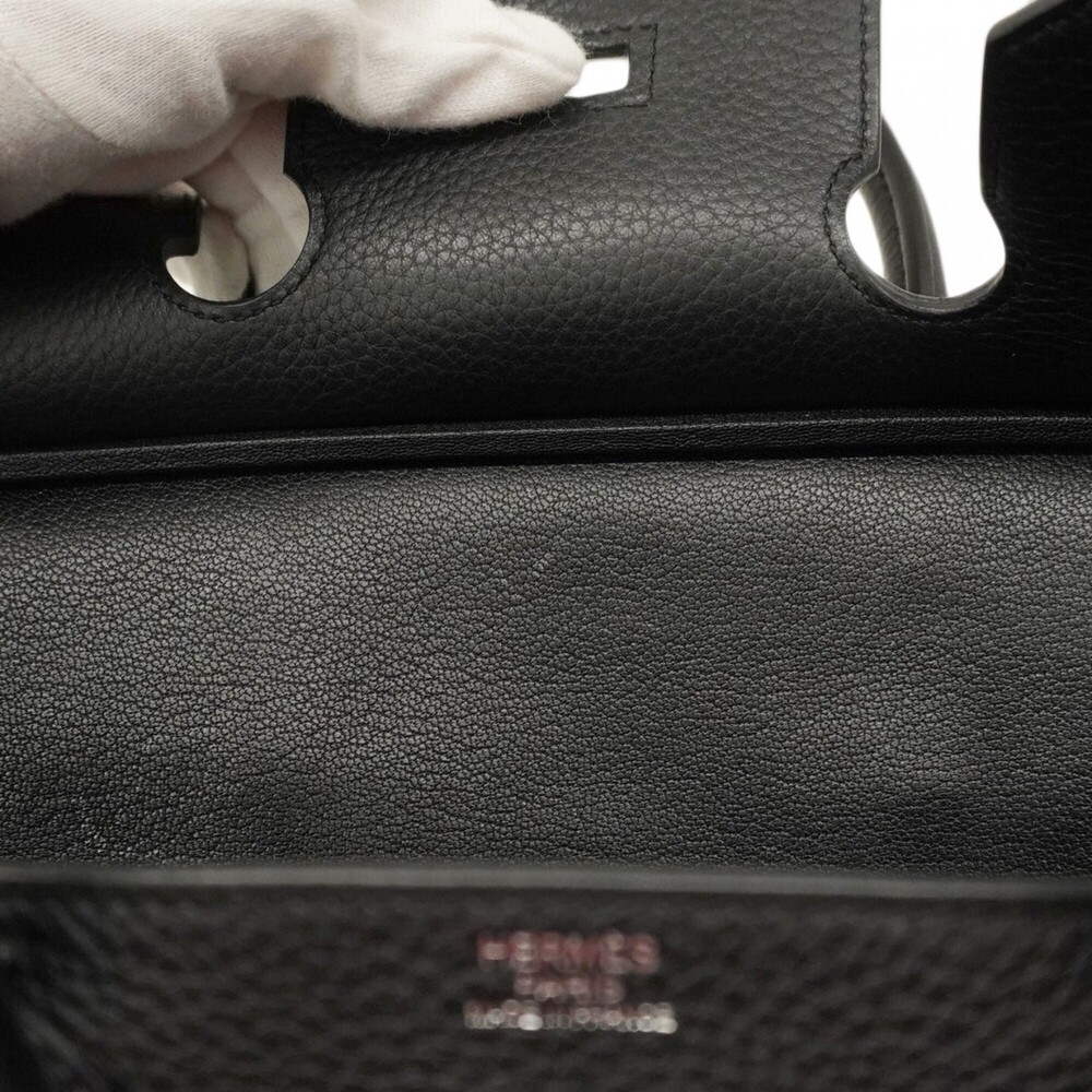 Hermes Hermès Birkin 30 Handbag in Taurillon Clemence Leather, Black, with T ... - Picture 8 of 14